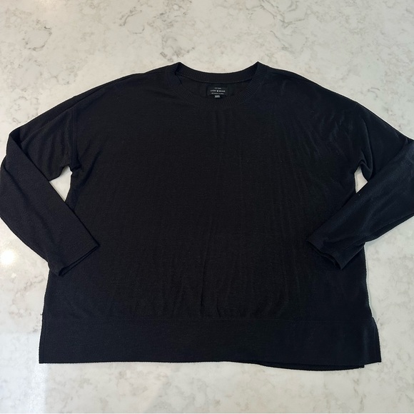 Lucky Brand Black Knit Long Sleeve Top. Size XL - Picture 15 of 16